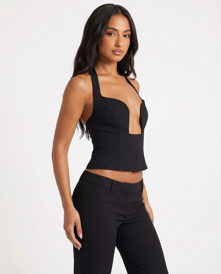 Celestine Plunge Top