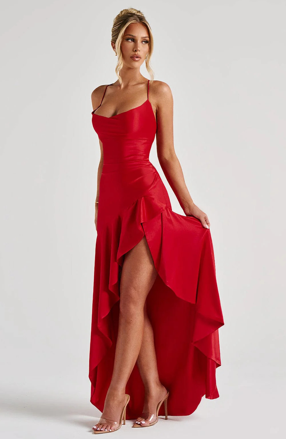 Aphrodite Satin Gown