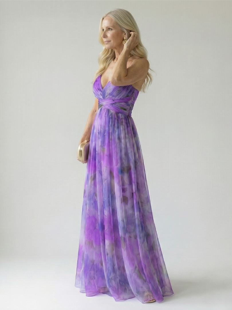 Isel Soft Wrap Maxi Dress