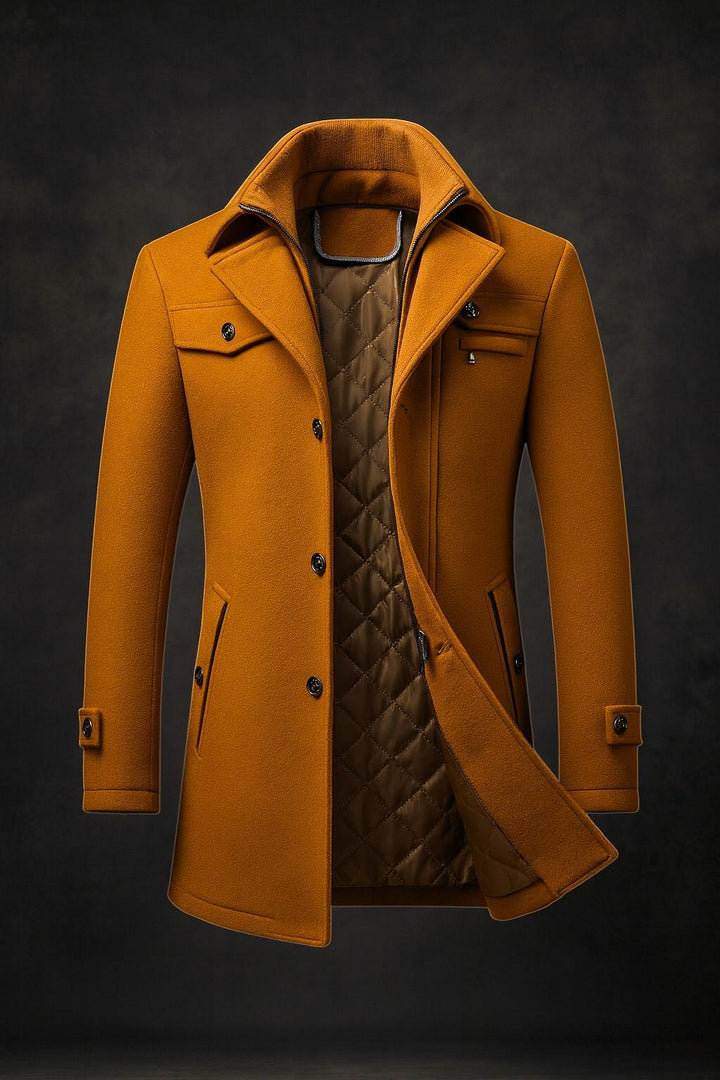 Architect Layered Wool Coat