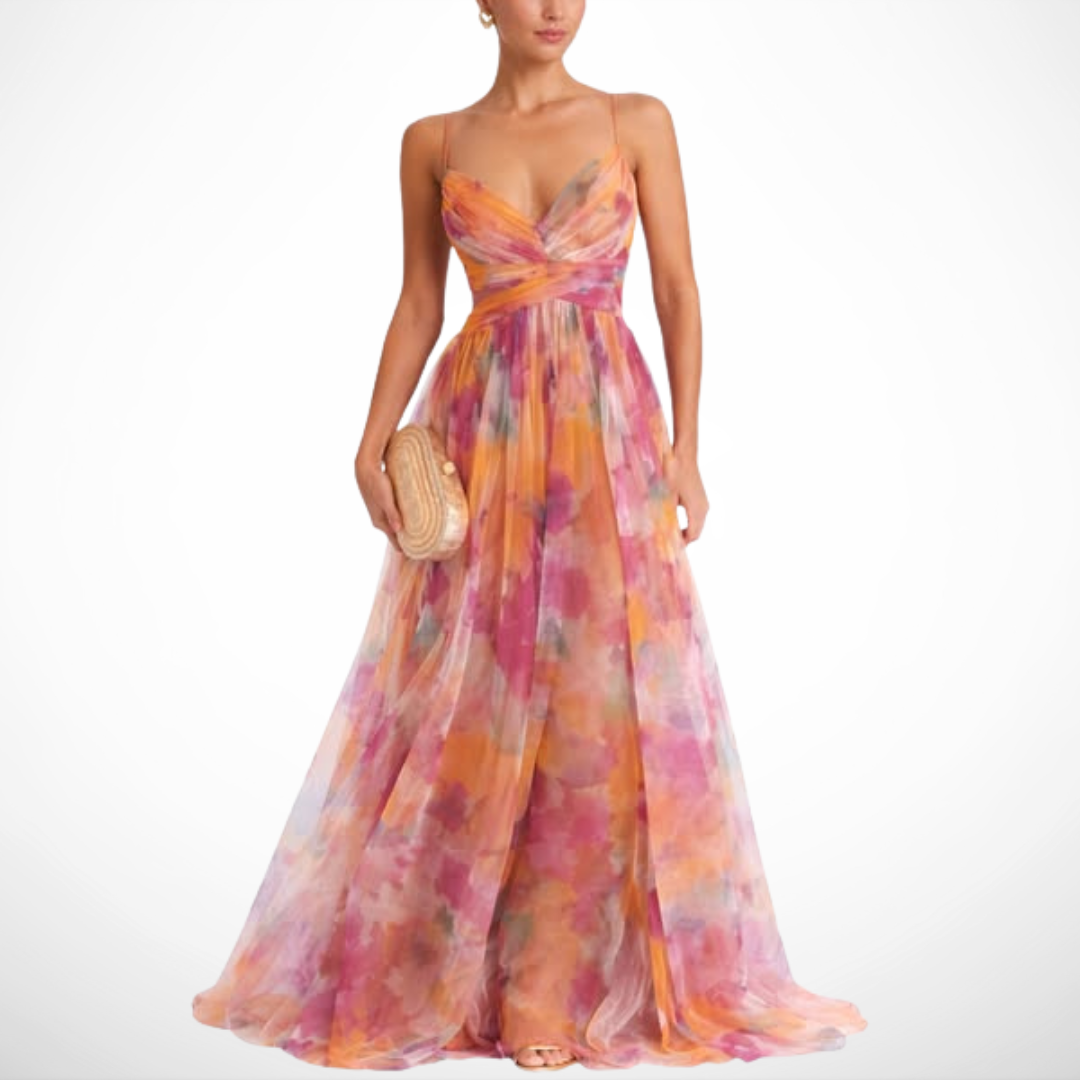 Floral Elegance Maxi Dress