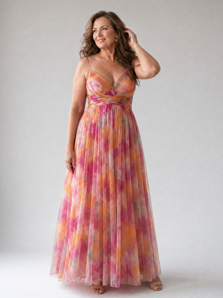 Isel Soft Wrap Maxi Dress