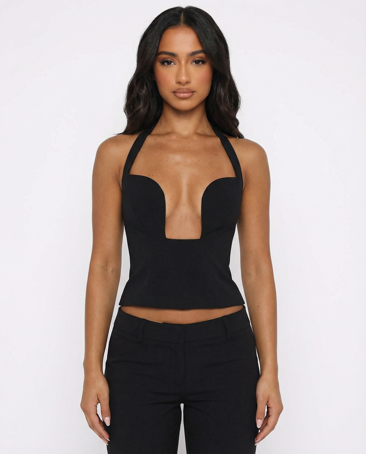 Celestine Plunge Top