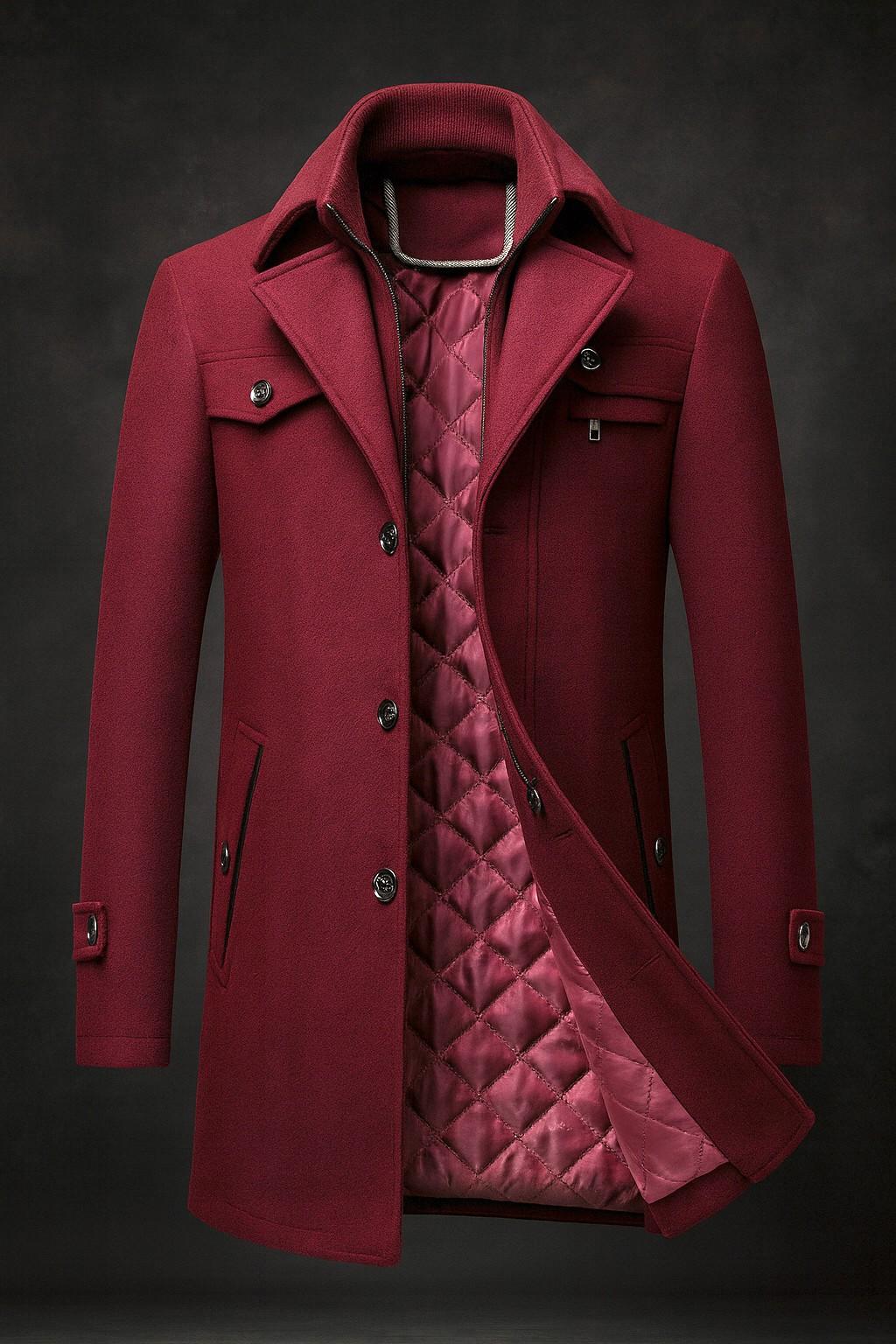 Architect Layered Wool Coat