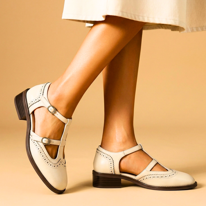 Vivienne Leather Mary Janes