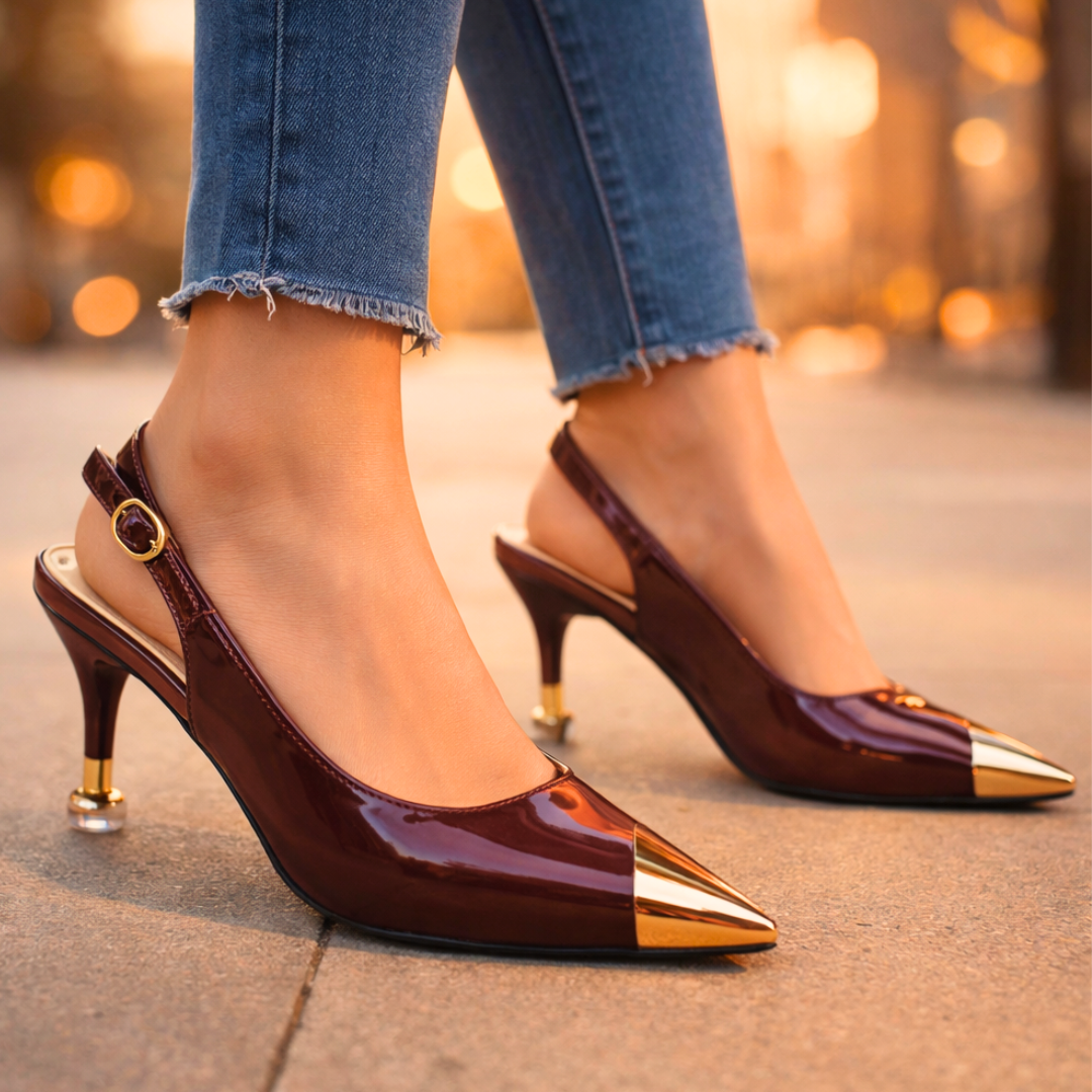 Capri Leather Stiletto Heels