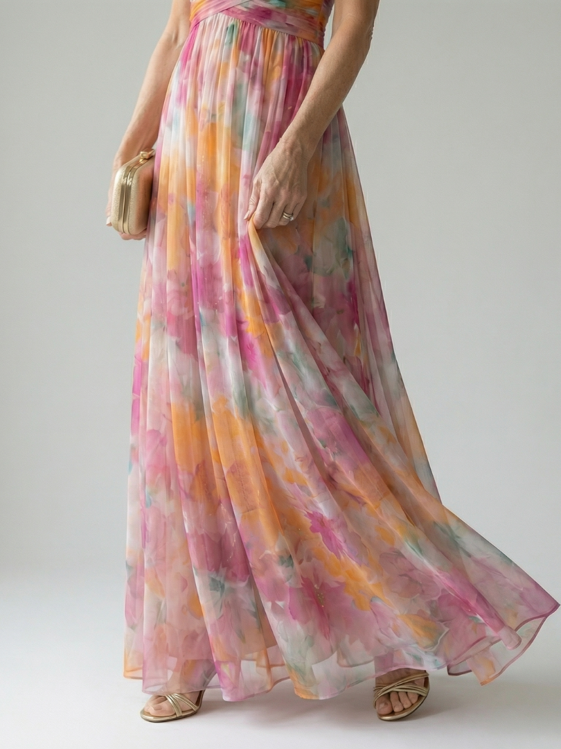 Isel Soft Wrap Maxi Dress