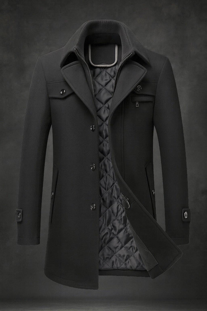 Architect Layered Wool Coat