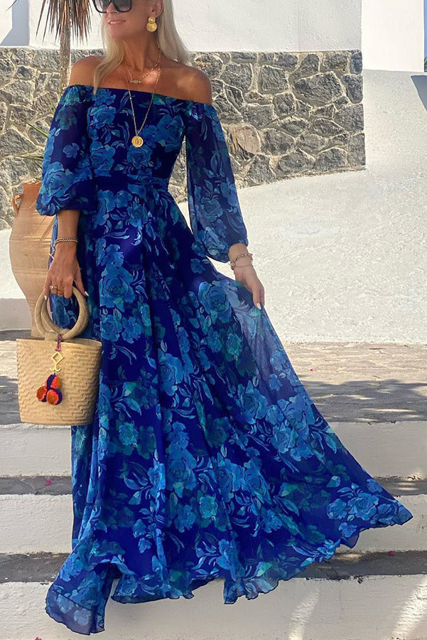 Paloma | Off-Shoulder Floral Maxi Dress