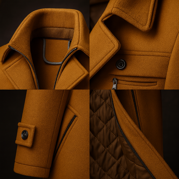 Architect Layered Wool Coat