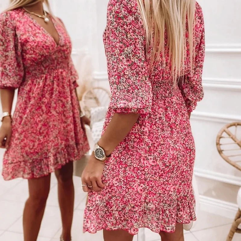 Margot | Elegant Floral Dress