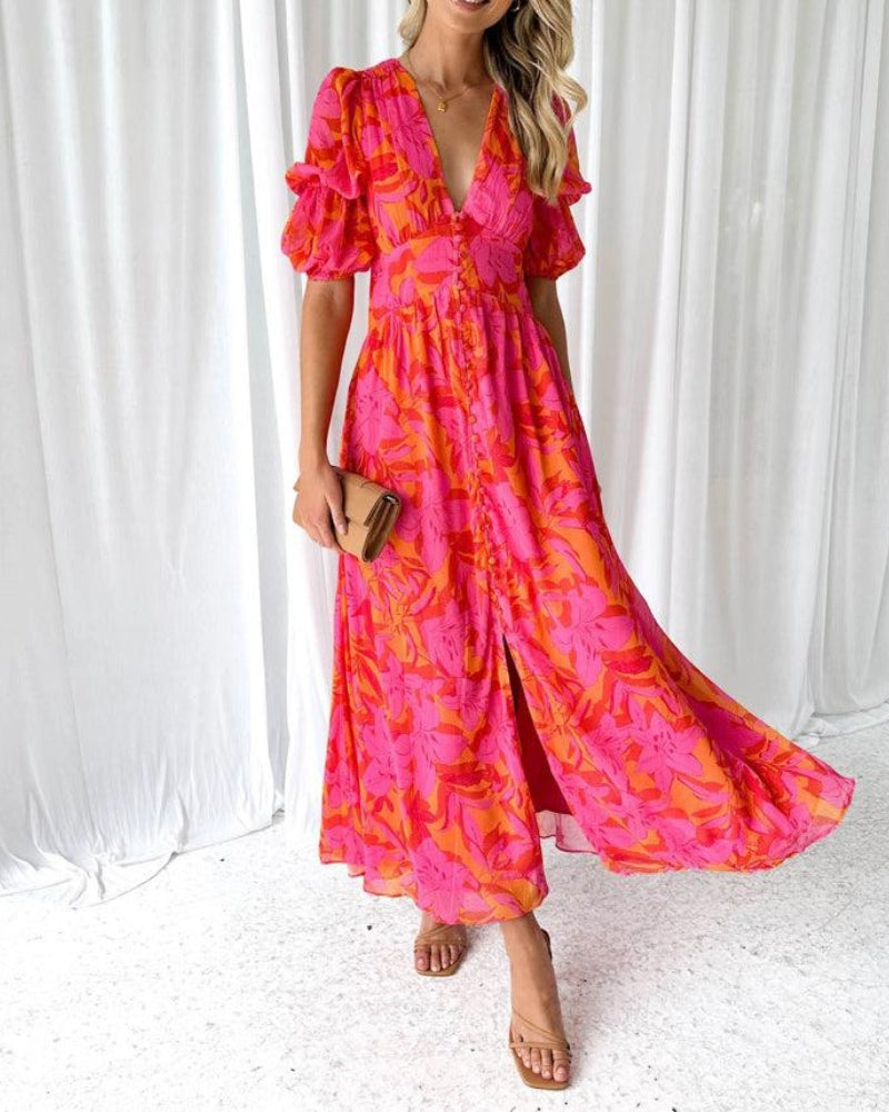 Sunlit Splendor Maxi Dress