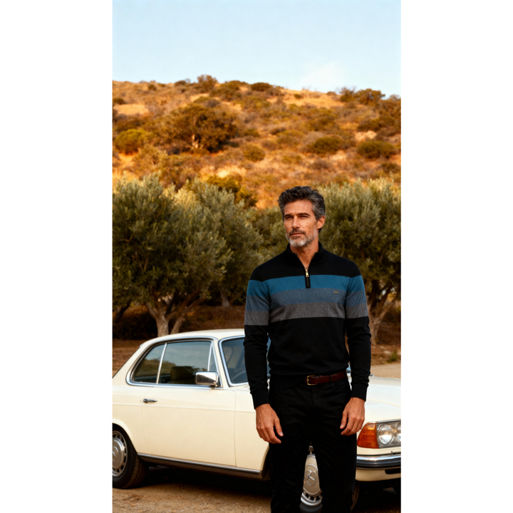 Riviera Quarter-Zip Sweater