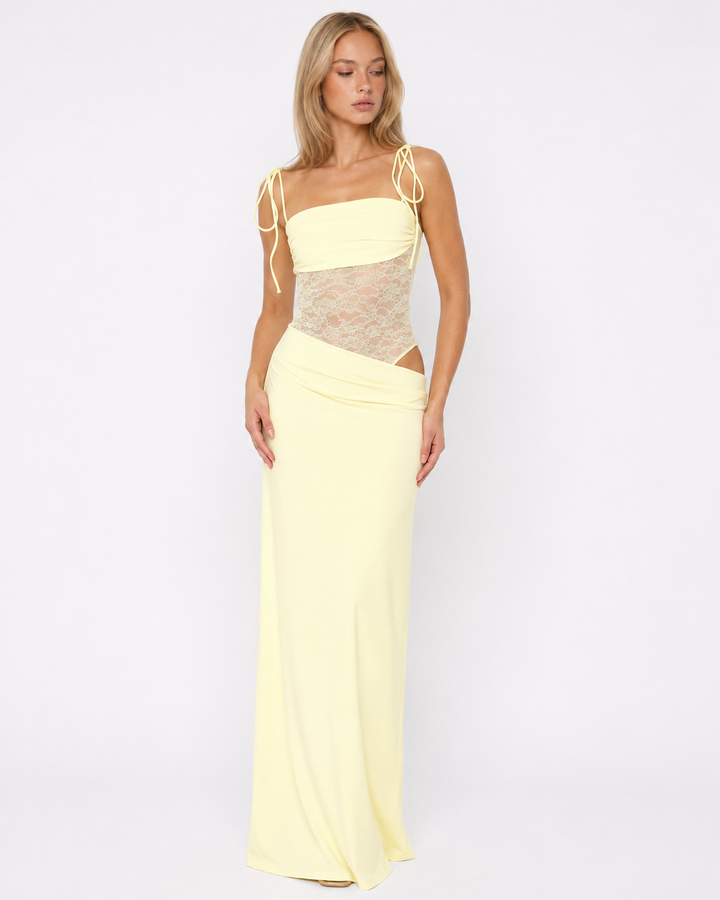 Lace Inset Maxi