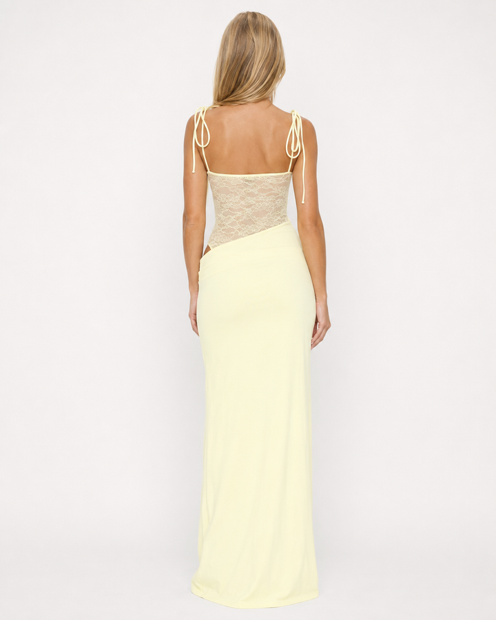 Lace Inset Maxi