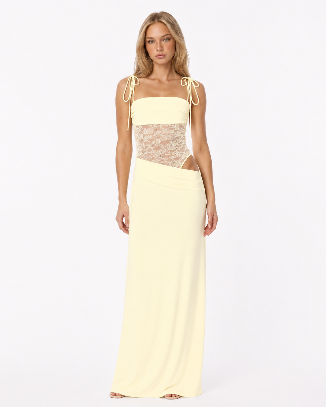 Lace Inset Maxi