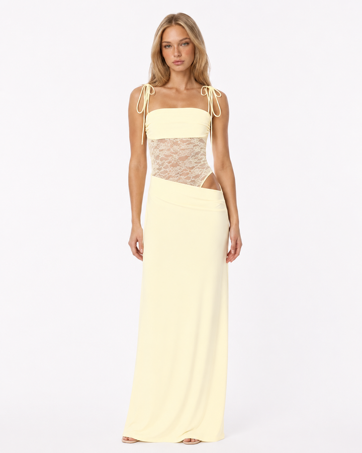 Lace Inset Maxi