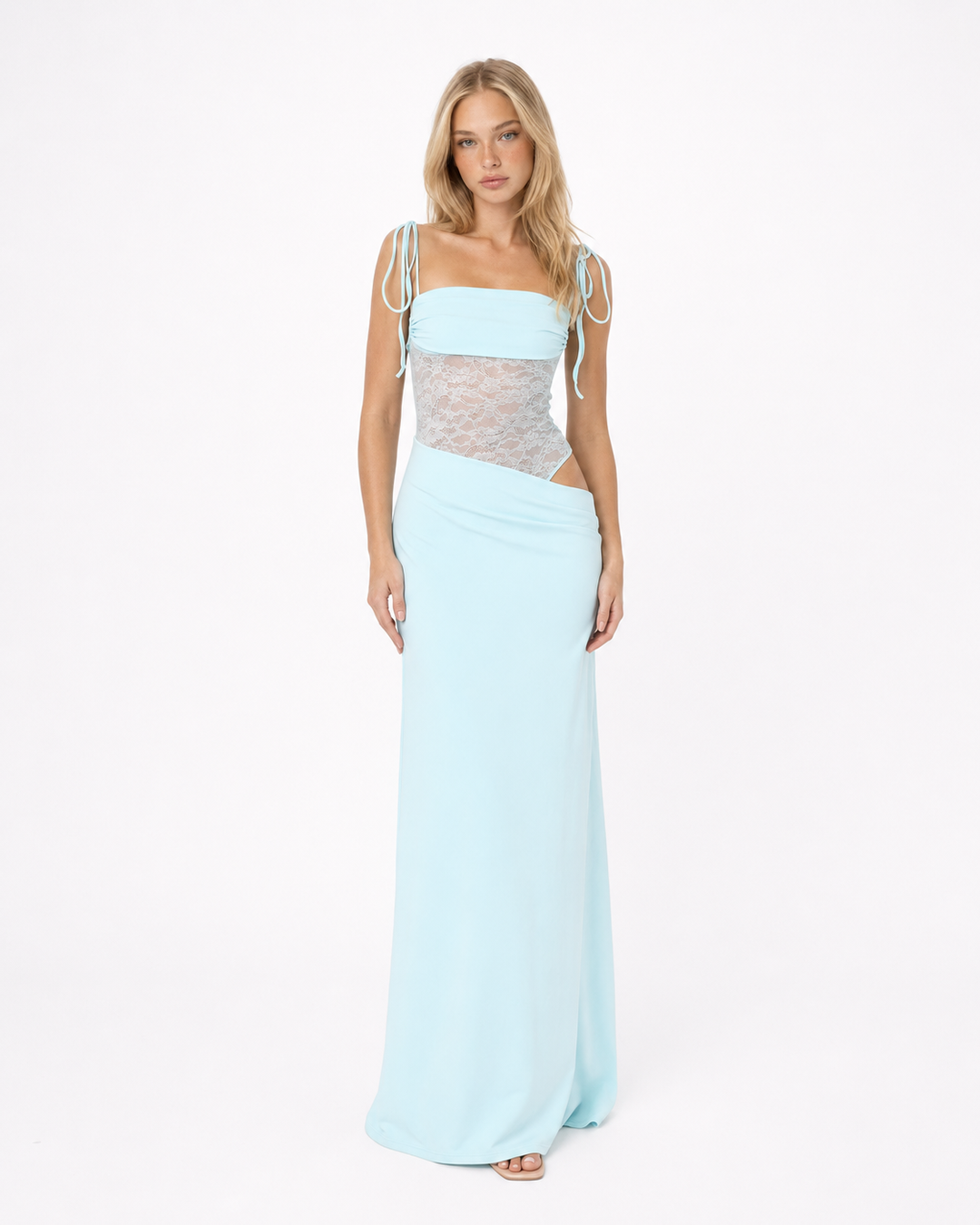 Lace Inset Maxi