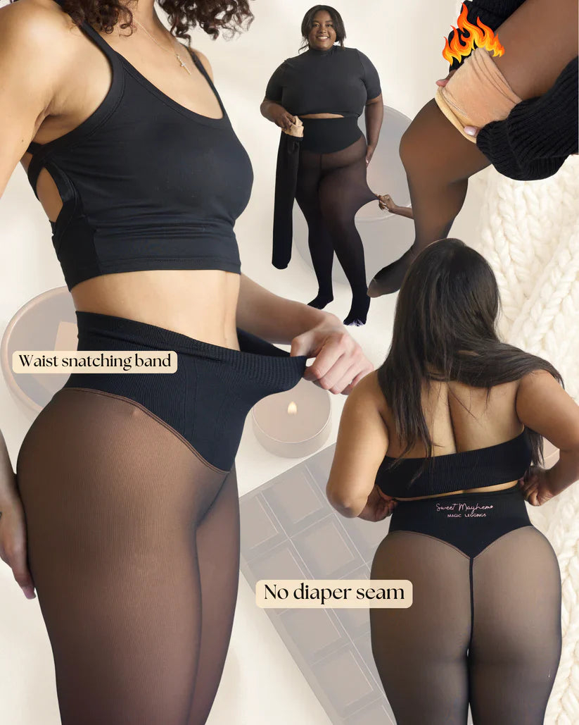 WarmSheer™ Sculpting Fleece Tights