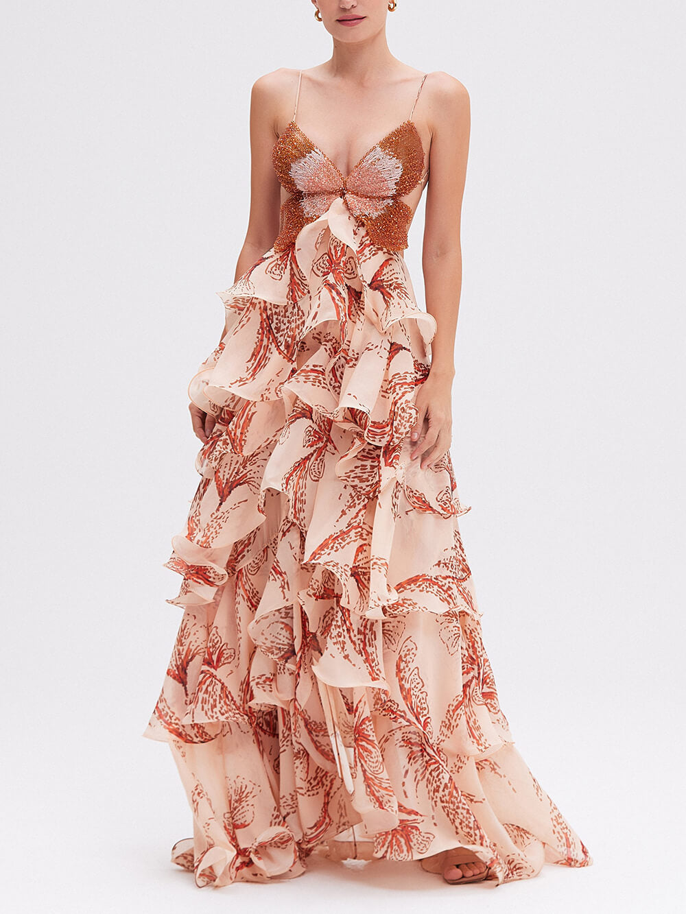 Delacroix Signature Butterfly Maxi Dress