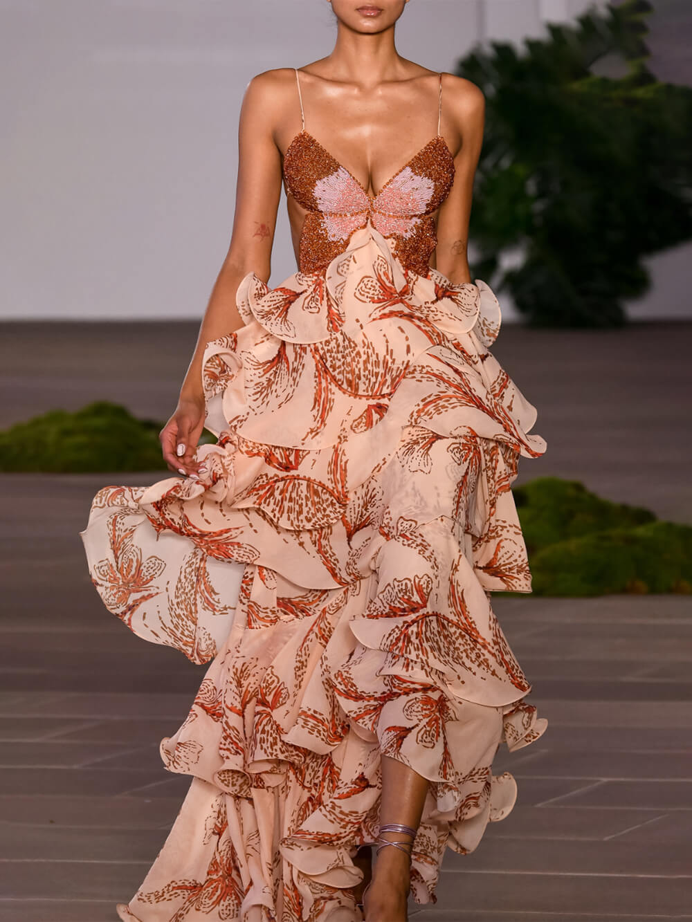 Delacroix Signature Butterfly Maxi Dress