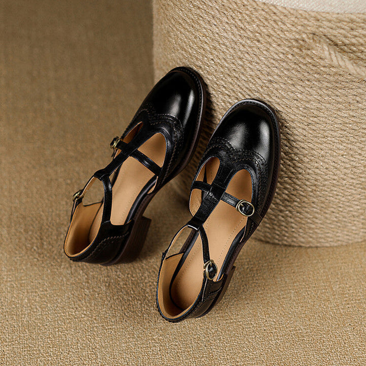 Vivienne Leather Mary Janes