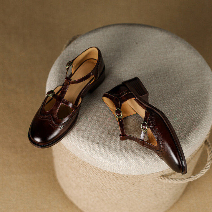 Vivienne Leather Mary Janes