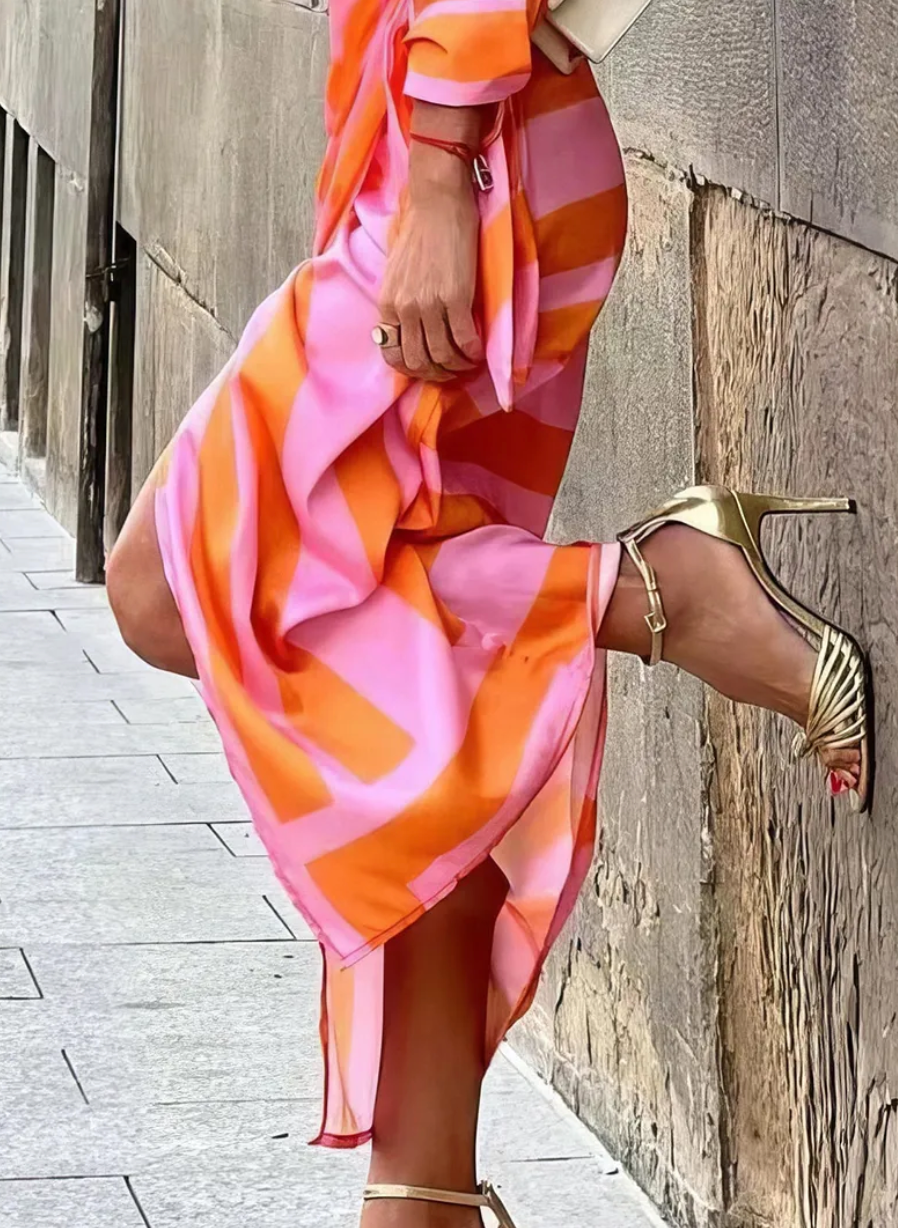 Amelia | Printed Wrap Dress