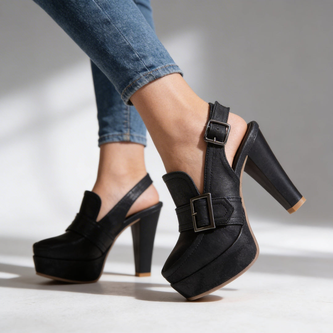 Siena Slingback Platform Heels
