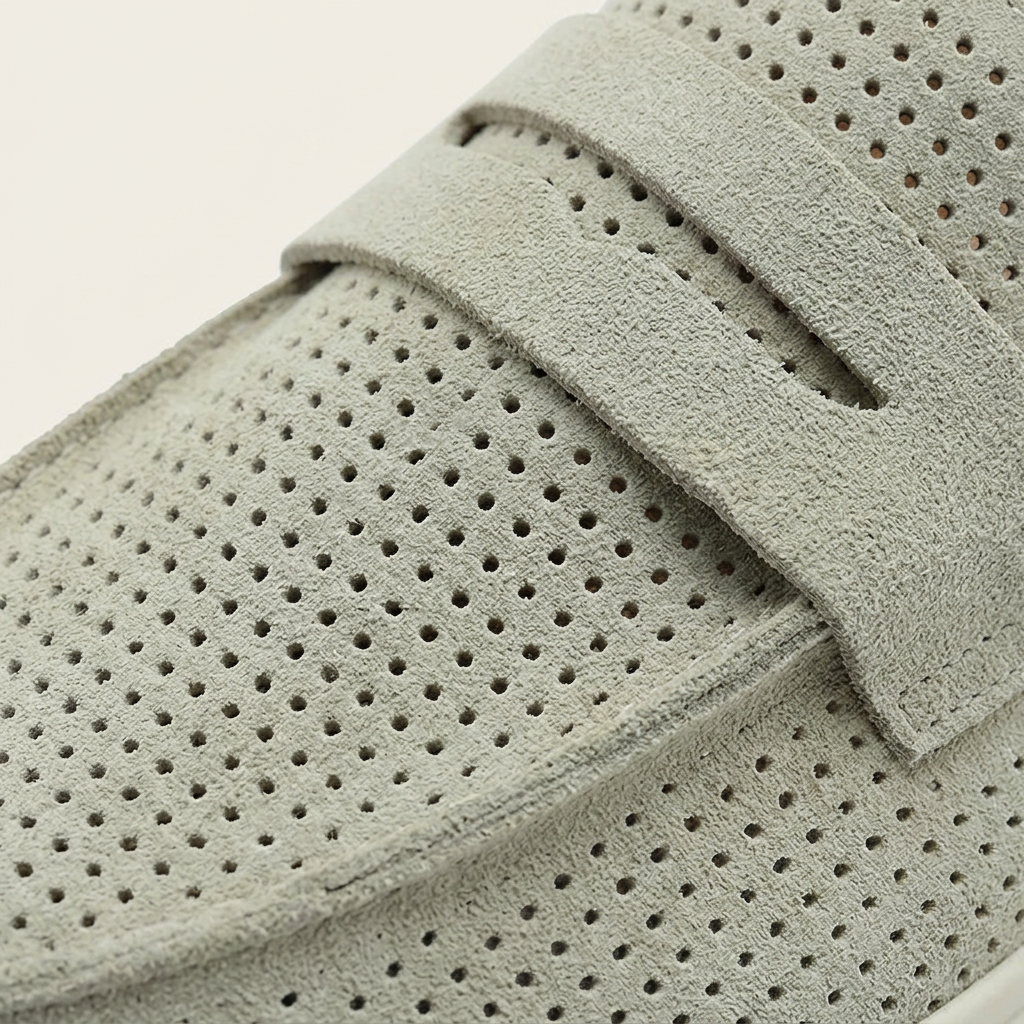 Sorrento Perforated Suede Loafers