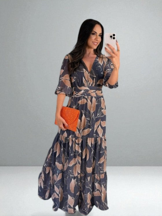 Rosario | Romantic Floral Midi Dress