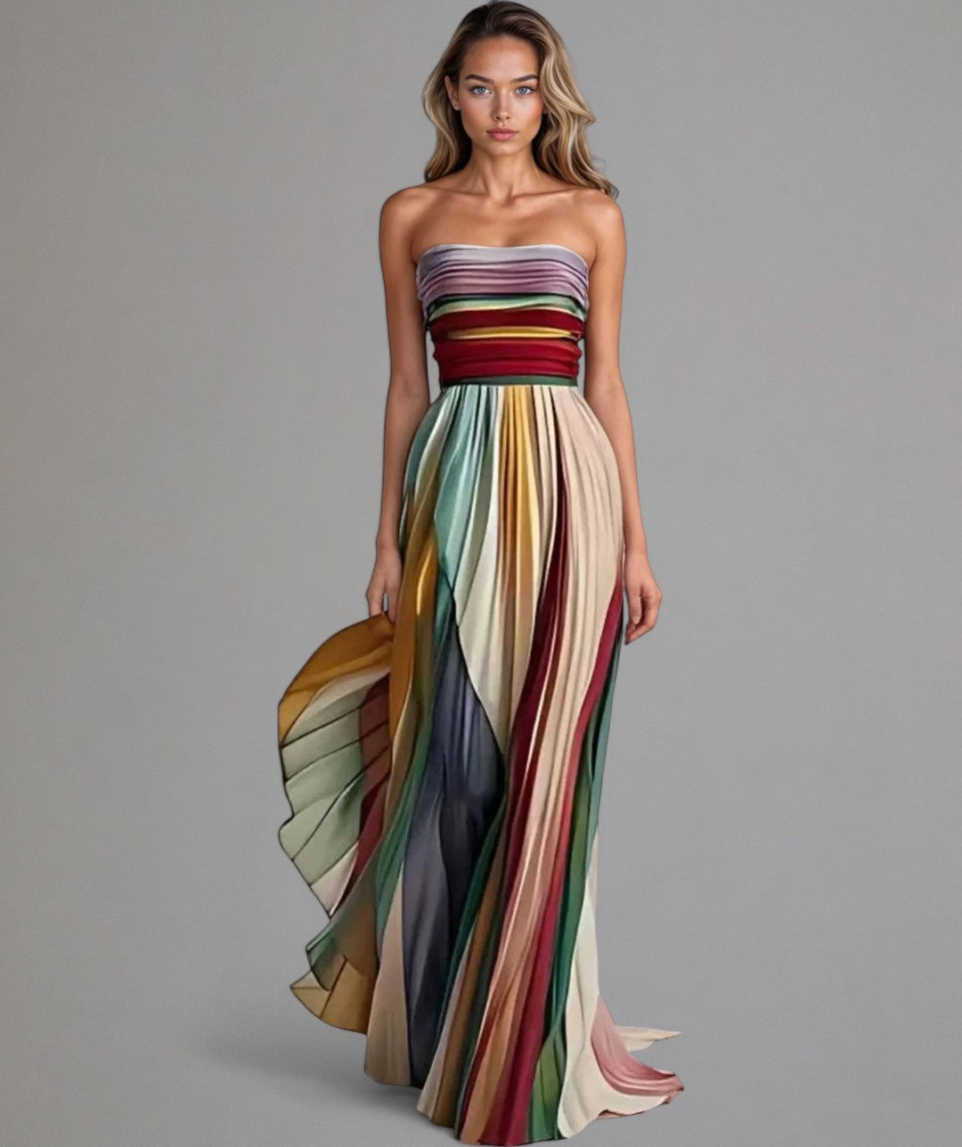Talma Effortless Strapless A-Line Dress