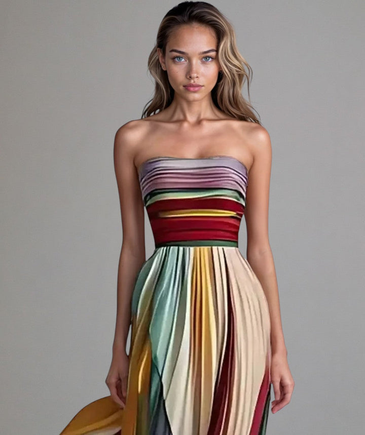 Talma Effortless Strapless A-Line Dress