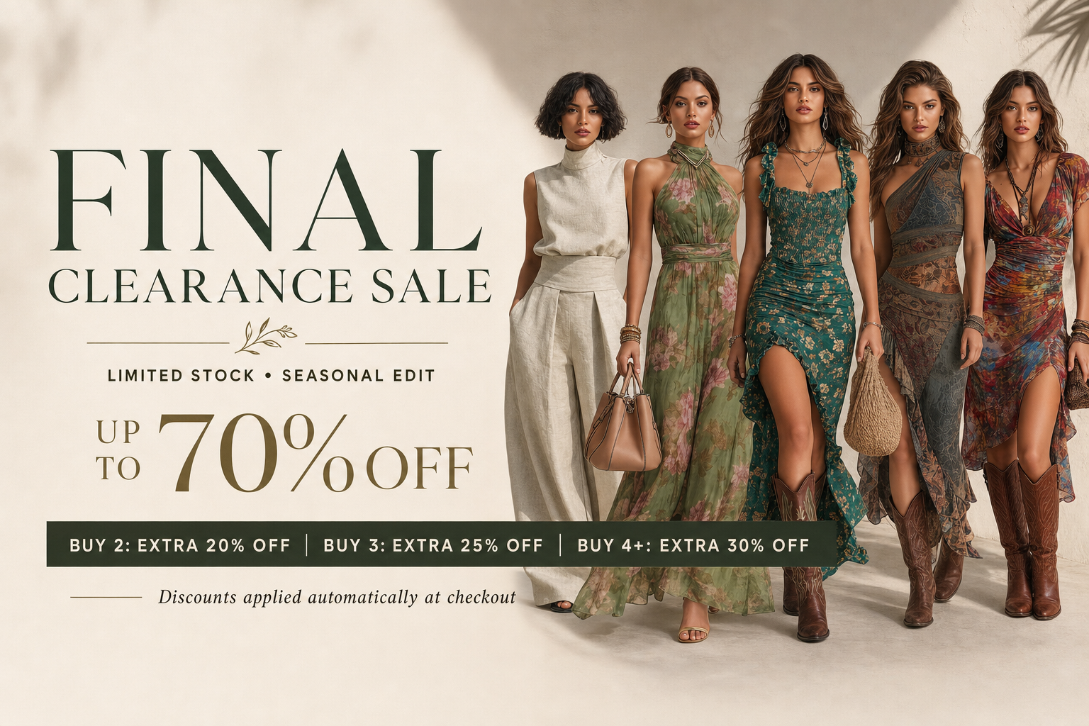 Monaco Lane Final Clearance Sale - limited stock bundle offer